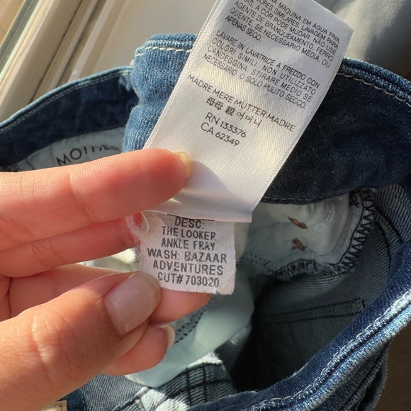 MOTHER The Looker Ankle Fray Jeans Size 25 - Picture 8 of 12